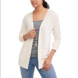 Time and Tru White Cardigan